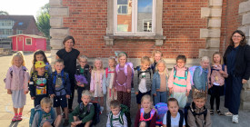 Første skoledag for 0.x og 0.y