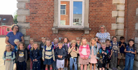 Første skoledag for 0.x og 0.y