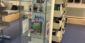 Ny udstilling på skolebiblioteket
