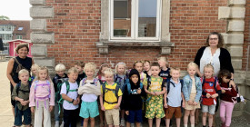 Første skoledag for 0.x og 0.y