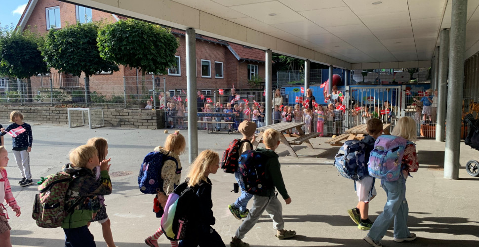 Første skoledag for 0.x og 0.y