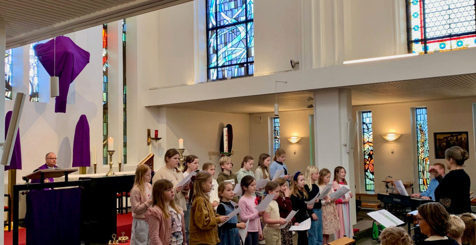 Påskegudstjeneste i Sct. Michaels Kirke