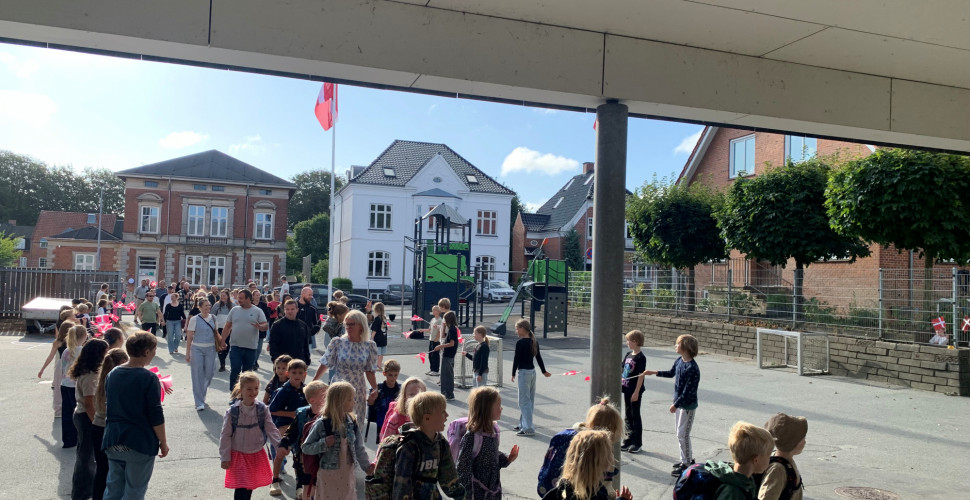 Første skoledag for 0.x og 0.y