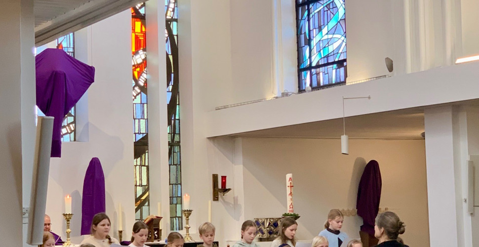 Påskegudstjeneste i Sct. Michaels Kirke