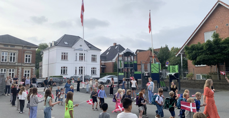 Første skoledag for 0.x og 0.y