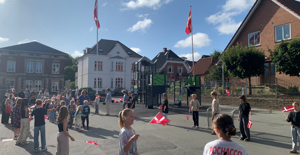 Første skoledag for 0.x og 0.y