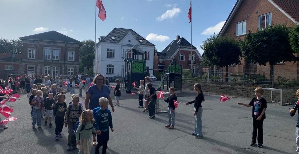 Første skoledag for 0.x og 0.y