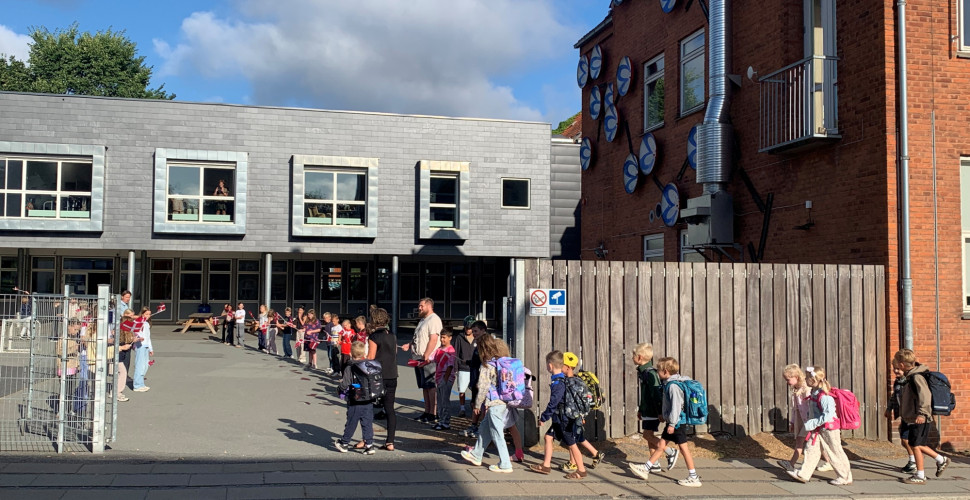 Første skoledag for 0.x og 0.y