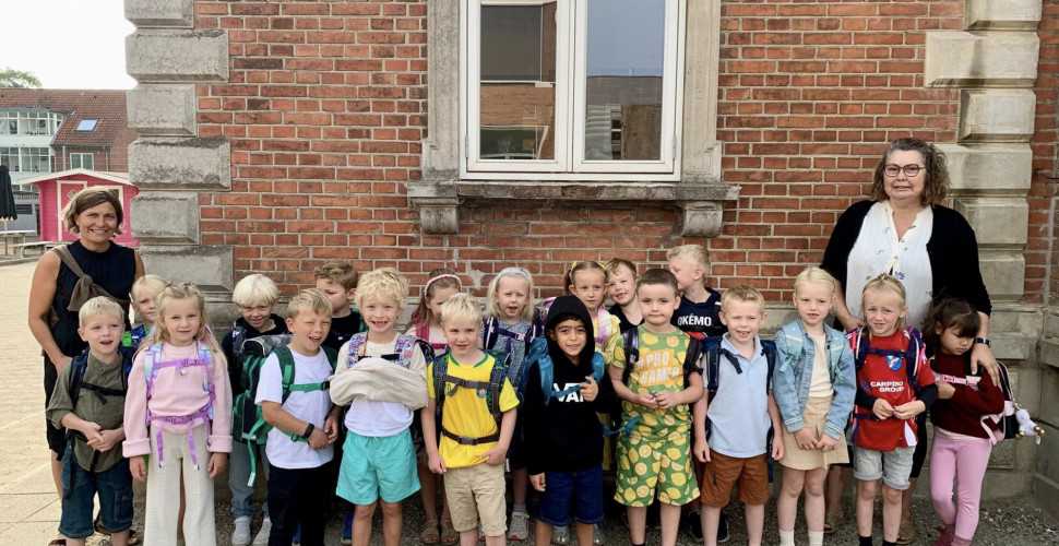 Første skoledag for 0.x og 0.y