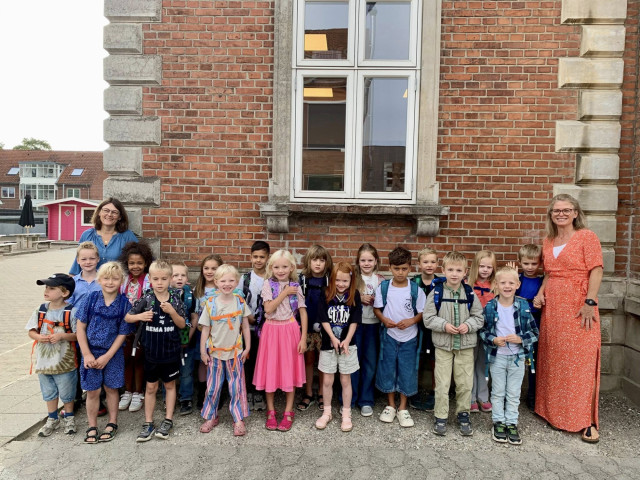 Første skoledag for 0.x og 0.y